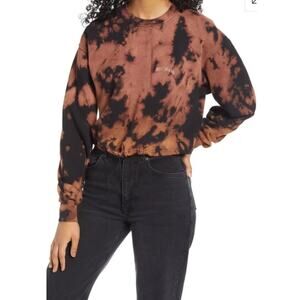 BGD Urban Outfitters Bubble Hem Oversized Sweatshirt Tie Dye Size M $54